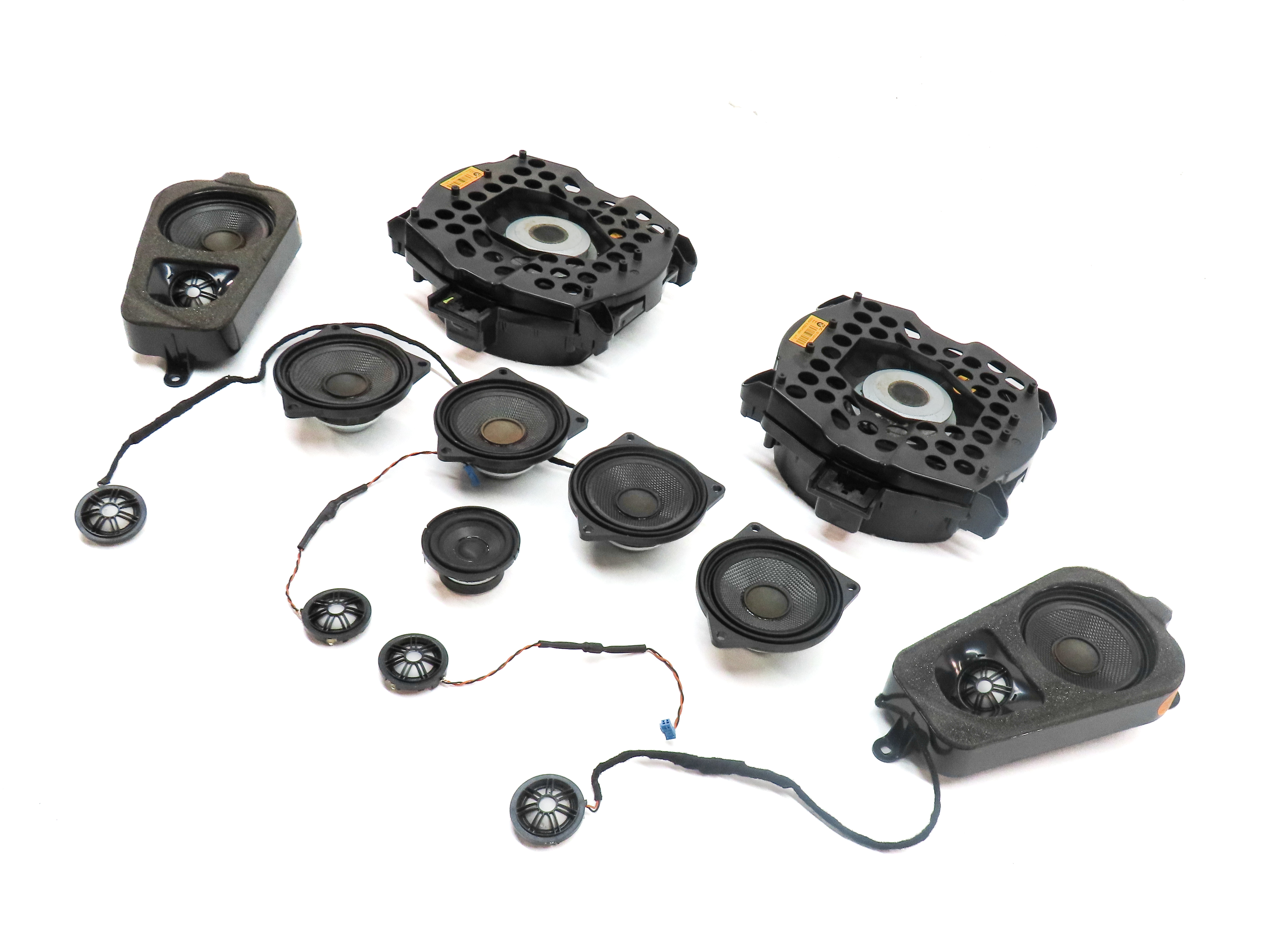 2012 BMW X5 (E70) RADIO STEREO SUB SUBWOOFER TWEETER SPEAKER SET-13 — exact item pictured